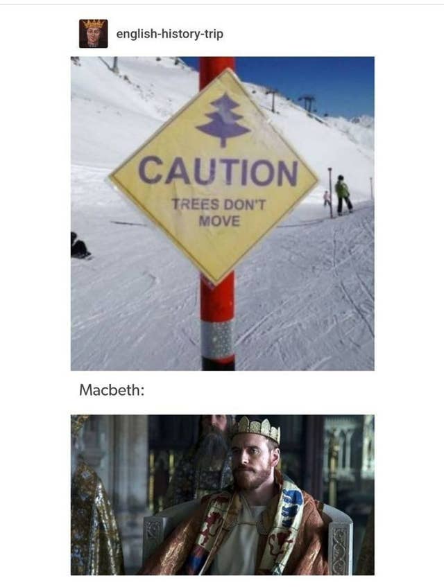 Image result for Macbeth  meme