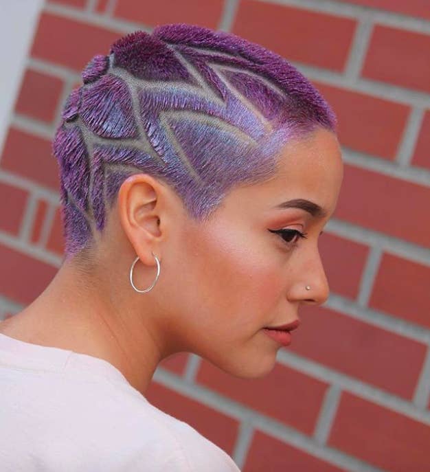 The futuristic look we need and deserve that was colored by Danielle Jurnett and cut by Meghan Monique.