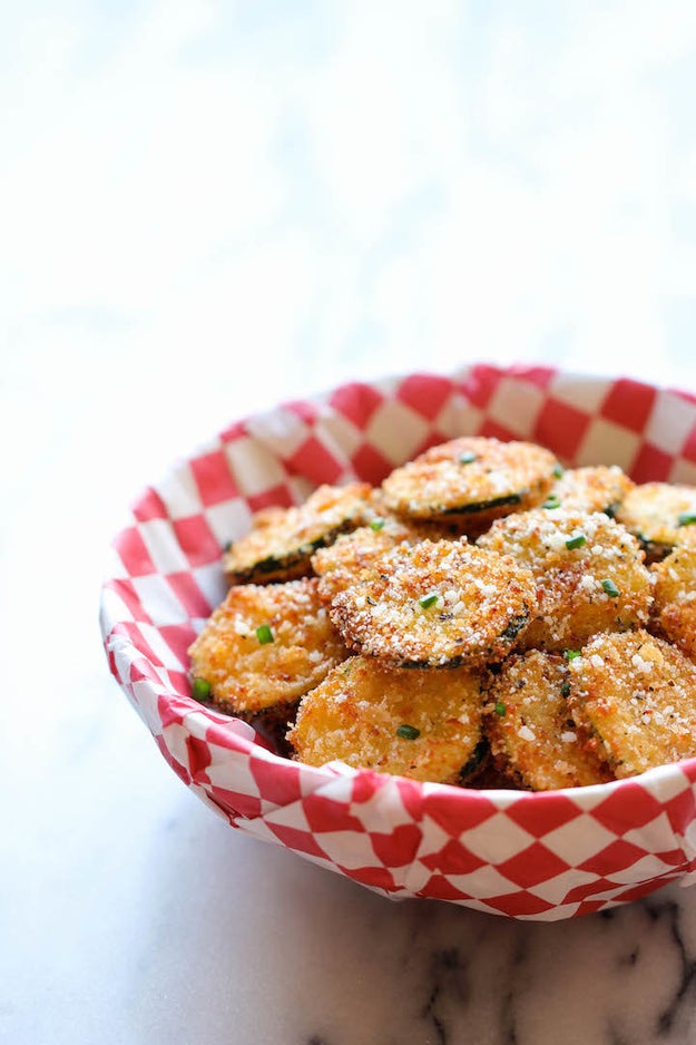 Zucchini Parmesan Crisps