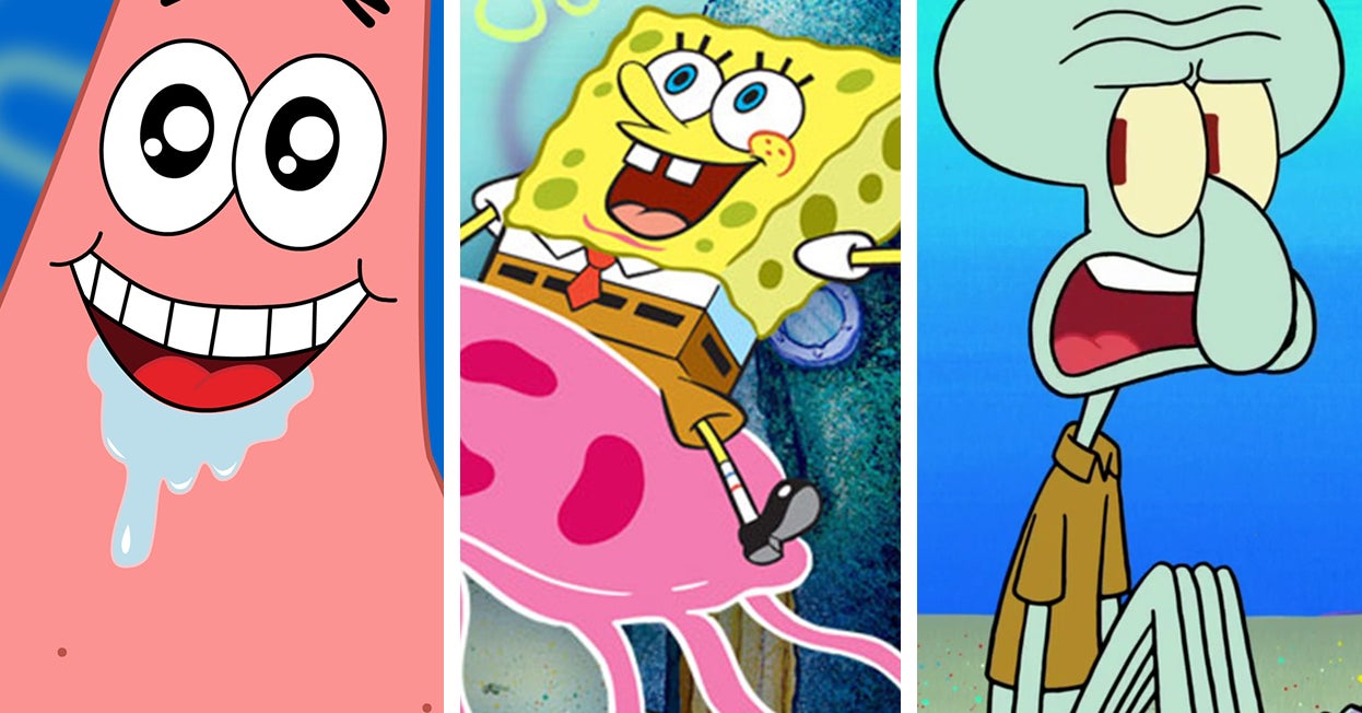 Sua personalidade está mais para Bob Esponja, Patrick ou Lula Molusco?