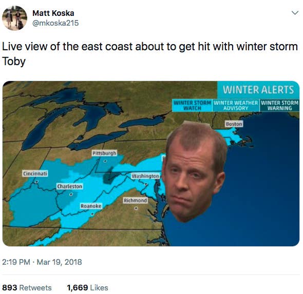 These Winter Storm Toby Memes Will Make You Laugh And Miss The Office