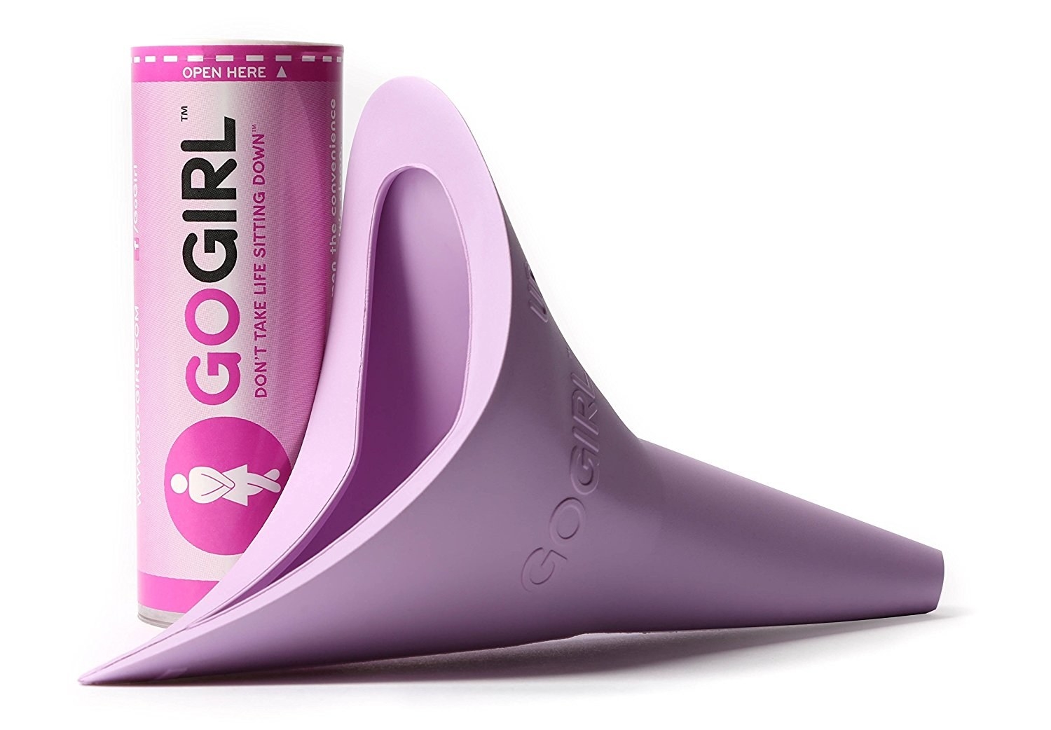 go girl cup next to packaging 