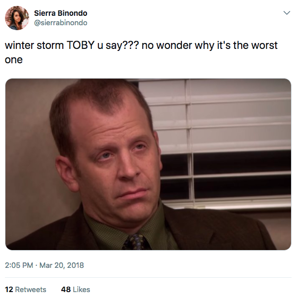 the office meme toby