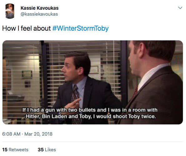 These Winter Storm Toby Memes Will Make You Laugh And Miss The Office