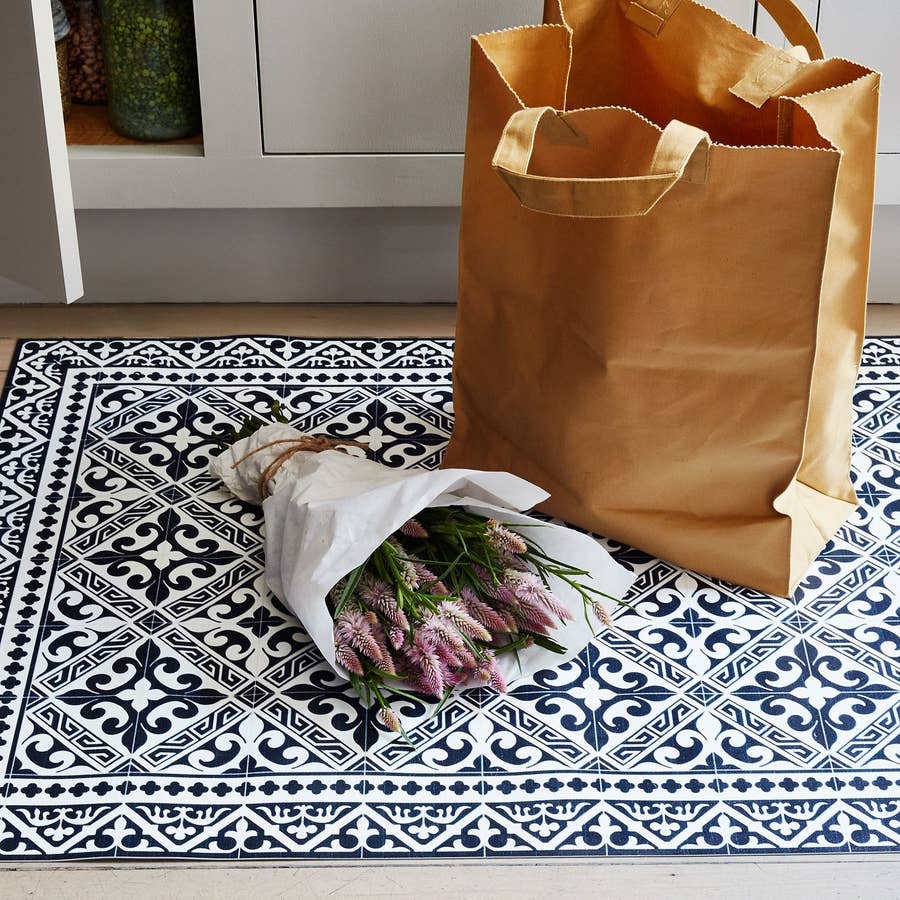 Food52 Vinyl Kitchen Floor Mats & Runners, Vintage-Inspired