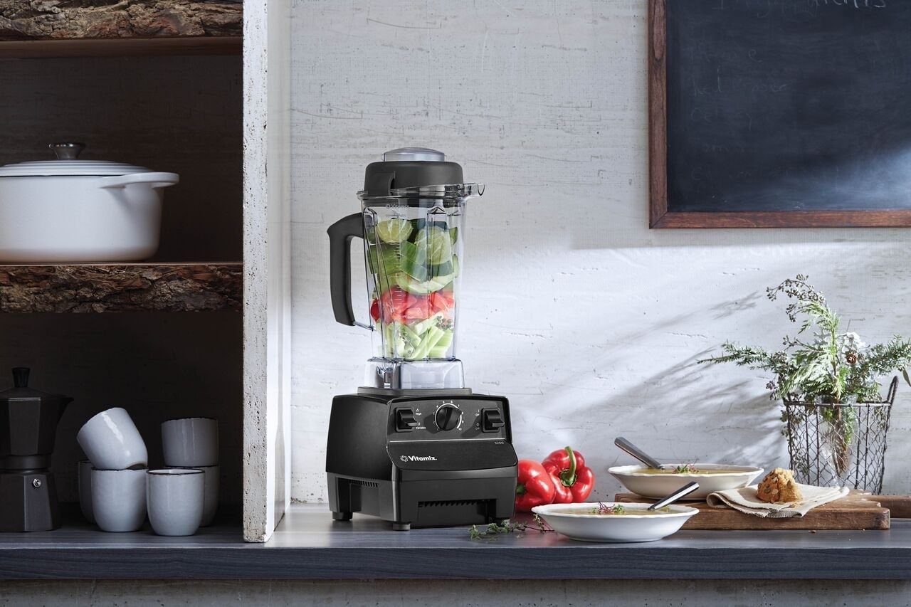 This 64-ounce classic container can mix medium to large batches!Promising review: "I've had MANY, MANY blenders over the years. They break, aren't powerful enough, are too hard to clean, have too many pieces, etc. Vitamix has NONE of these problems. I LOVE making green smoothies, but every other blender I've had at best gets my smoothies to a fine salsa-like consistency. Not so great for drinking. The Vitamix has handled everything I've put in it, blending to a fine smoothie consistency. Now even my husband craves daily green smoothies. If I added up everything I've previously spent on blenders, it would be more than buying one Vitamix. The only advice I can give you is if you need a quality blender, go ahead and buy this one. It is more expensive on the front end, but cheaper in the long run. You will not regret it. Seriously: Vitamix. There is no substitute." —HalleyDGet it from Amazon for $319.95+ (available in two colors).