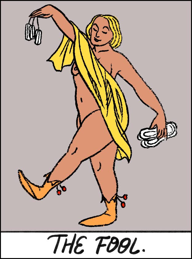 A Louca acha que não precisa acompanhar sua menstruação ou se preparar de qualquer forma para o que está por vir. Quando descer, desceu, e tudo bem se não tiver nenhum absorvente na bolsa! Afinal, talvez este mês o fluxo seja mais leve do que o normal!