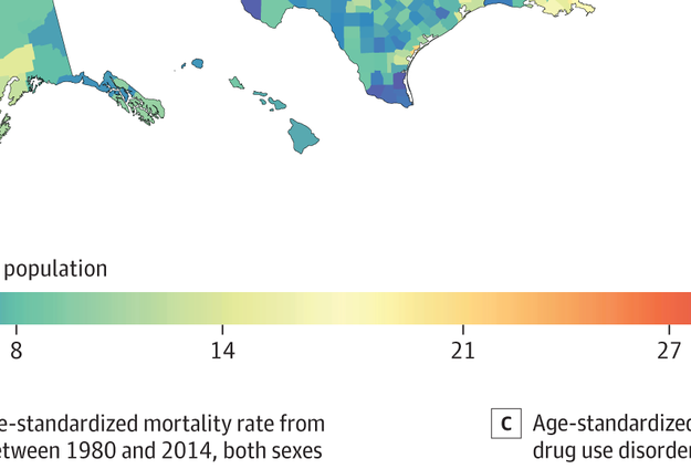 New maps reveal where Americans are dying at alarming rates from drugs, alcohol, suicide, and homicide. These so-called "deaths of despair" do not affect all places equally.