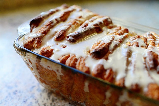 Use your rolling pin for this decadent pull-apart cinnamon bread recipe from The Pioneer Woman herself.