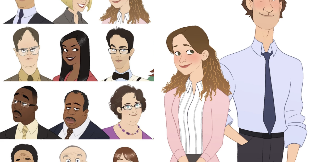 An Artist Animated "The Office" Characters And They're All Truly Amazing