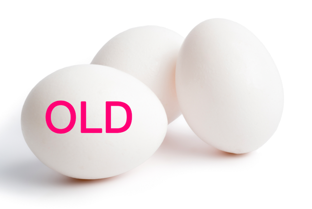 You use super fresh eggs when you make hard-boiled eggs.