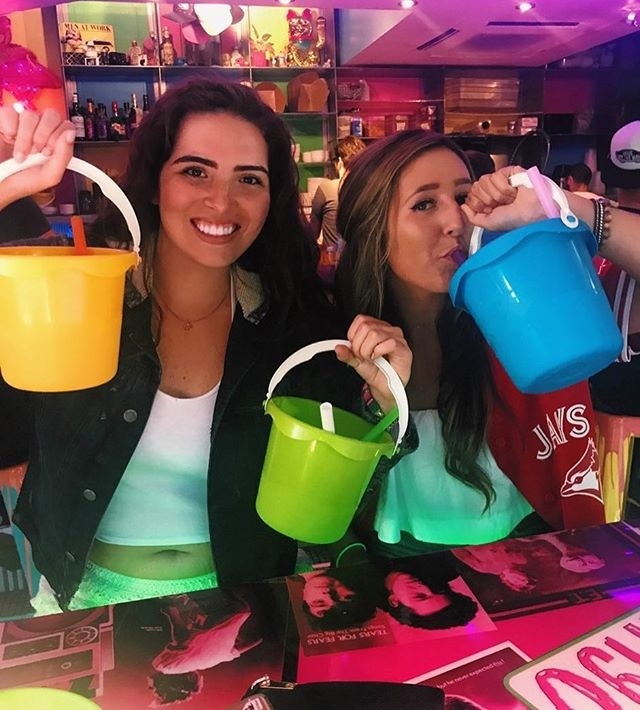 This place keep it easy and serves you a drink in their Thai buckets. So many beach vibes!