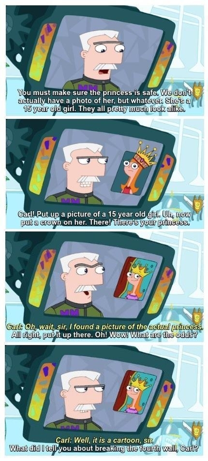 subliminal messages in phineas and ferb