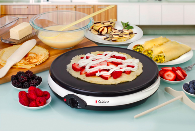 A crepe maker because let's face it — you would eat Nutella crepes every day if you could. And now you can.