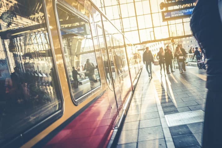 If you think leaving a train station will save you from inhaling skin, just know that about 80% of the floating specs you see in a sun beam are also skin.
