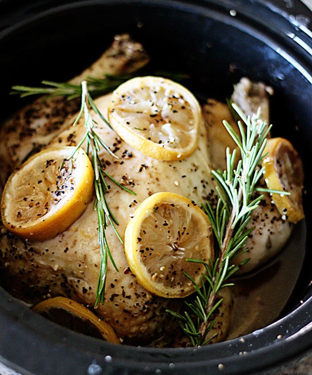 Get big results with minimal effort by making your meals in a slow cooker. You just need to muster the energy to toss everything into the pot, set the timer, and leave. It'll do all the hard work while you spend your day doing anything but cooking.