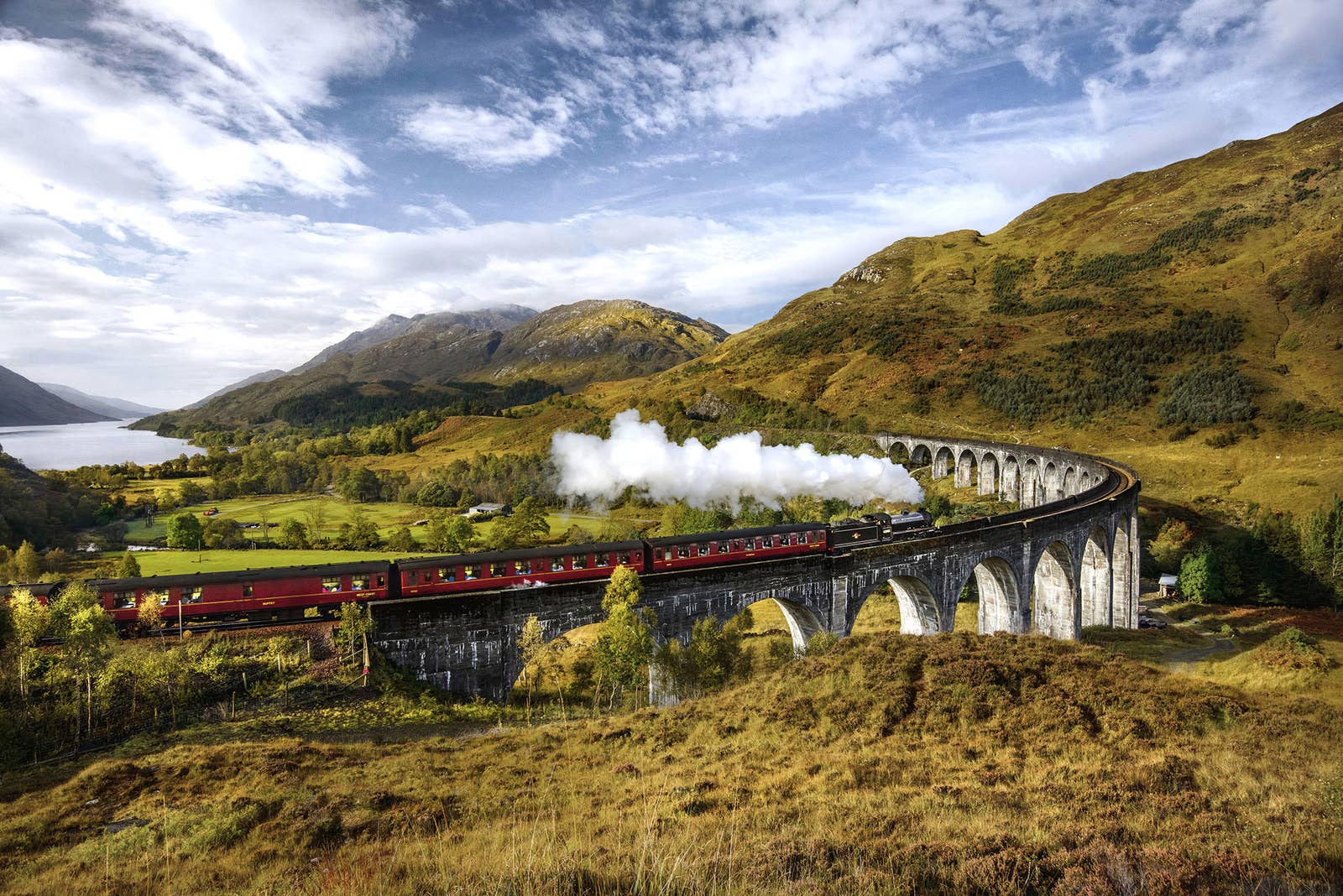 Dubbed by many as the &quot;Hogwarts Express,&quot; the Jacobite steam train runs from Fort William to Mallaig and was made famous by the Harry Potter films.