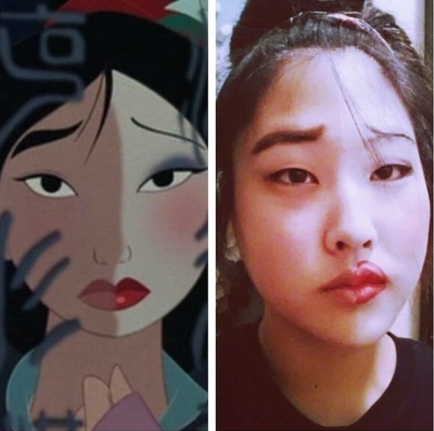 This girl, whose resemblance to Mulan is uncanny: