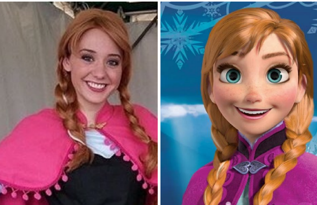 And this girl, who totally has Anna's wacky charm: