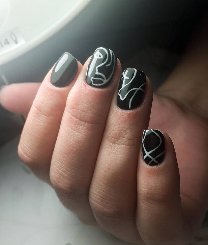 People Are Painting Their Nails Like Picasso Paintings And Honestly