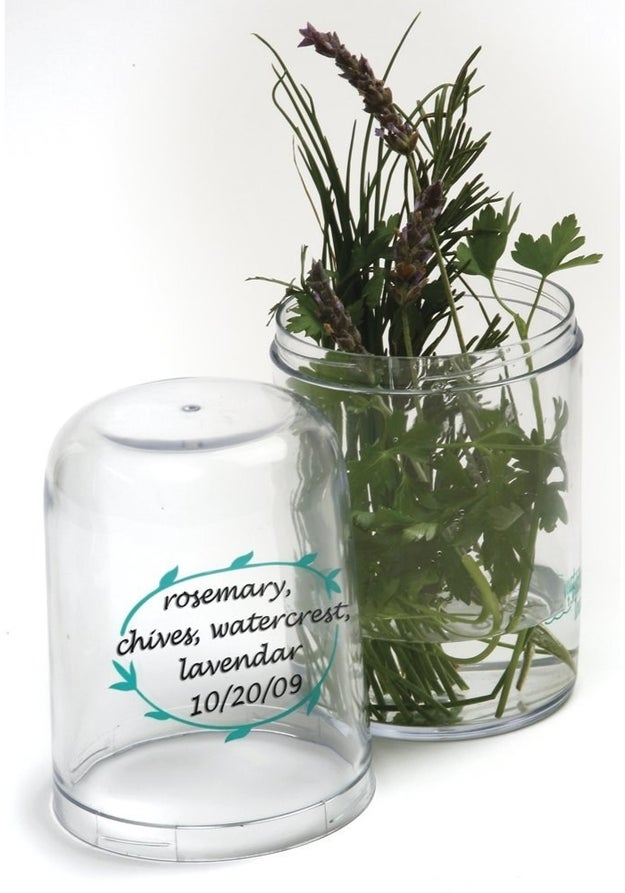 Use the microwave to dry leftover herbs or keep fresh herbs longer with an herb saver.