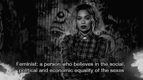 «Beyoncé a utilisé un discours de Chimanda Ngozi Adichie qui donne la définition du féminisme. C’est la première fois que je me suis penché sur la question :)»