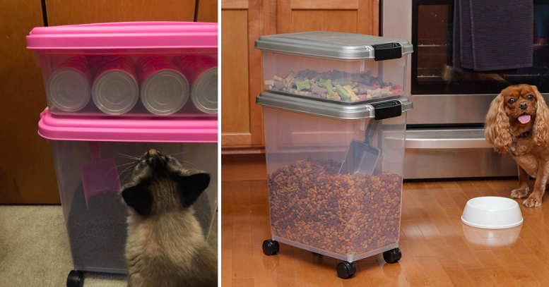 Airtight Pet Food Storage - 3 Piece Combo