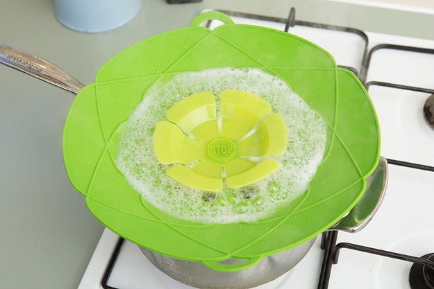 Don't ~boil over~ when it comes to your pot overflowing. Just use a safeguard lid so excess water sits at the surface. Hacker man level 100.