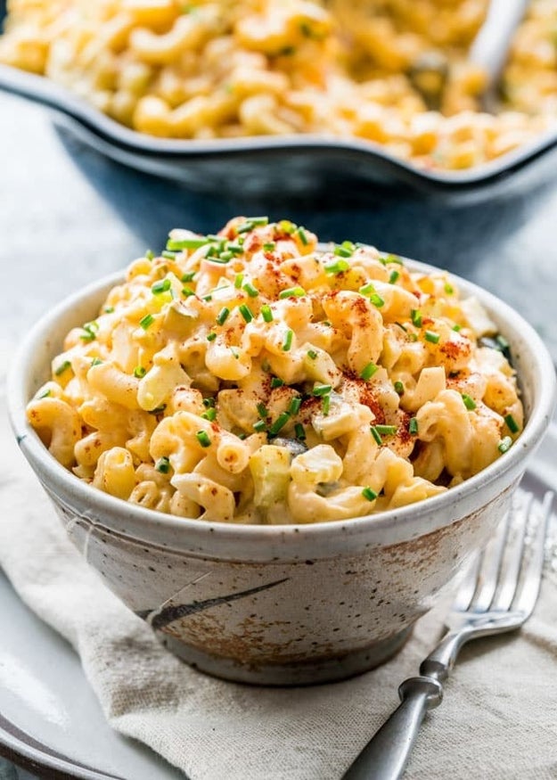 Deviled Egg Macaroni Salad