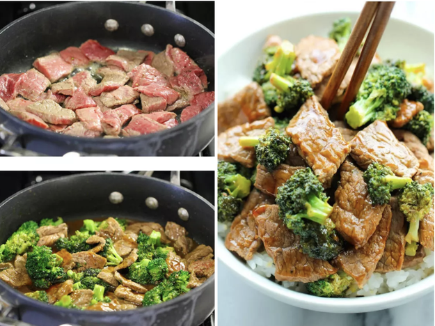 Easiest One-Pot Beef with Broccoli