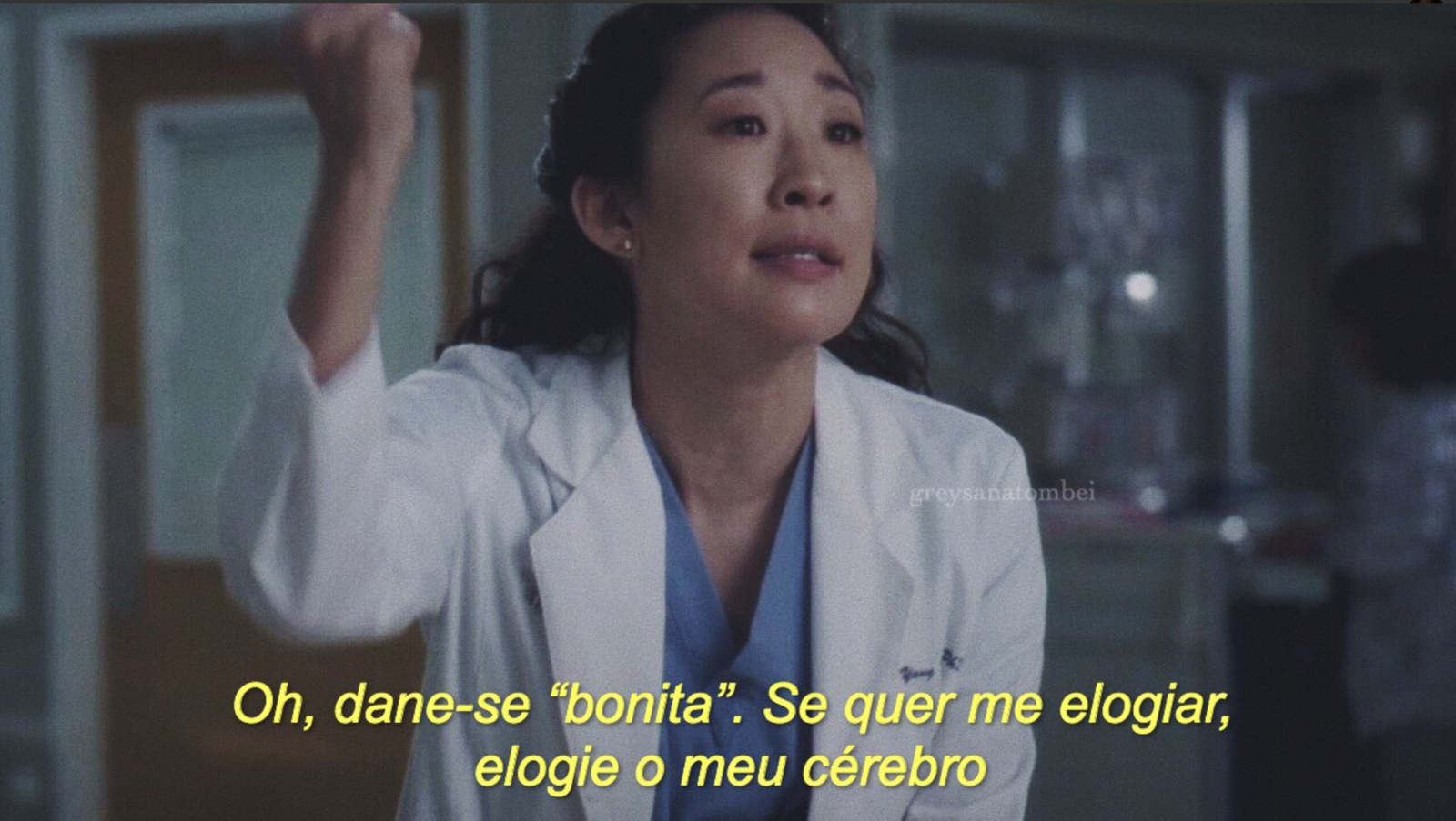 As meninas precisam de exemplos que não ficam se diminuindo de vez em quando, né?