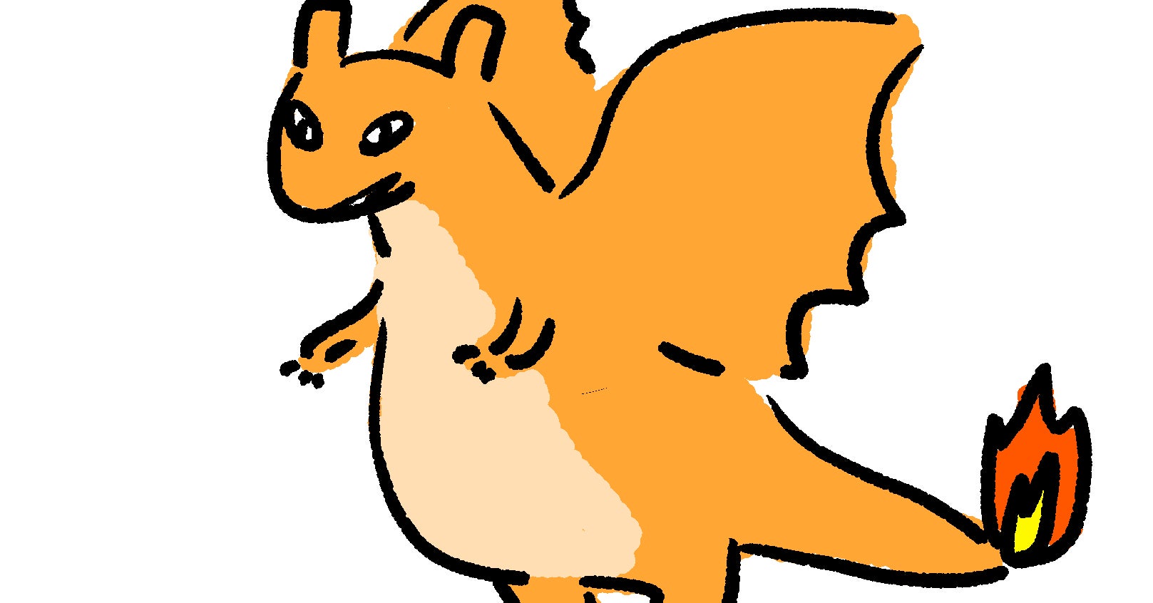 記憶を頼りにポケモンを描きましたので当ててください