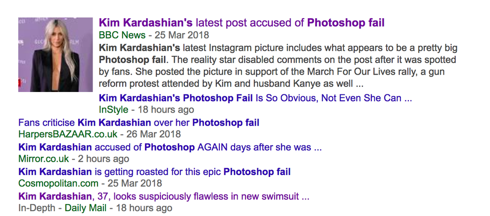 No, Kim Kardashian Didn't Photoshop ~That~ Instagram Post