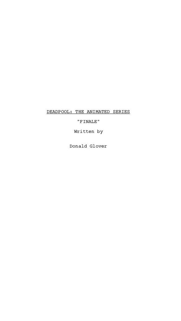 He then proceeded to tweet 15 pages of a script (which we've embedded for you below).
