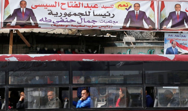 The country has been plastered with posters and declarations of support for Sisi.