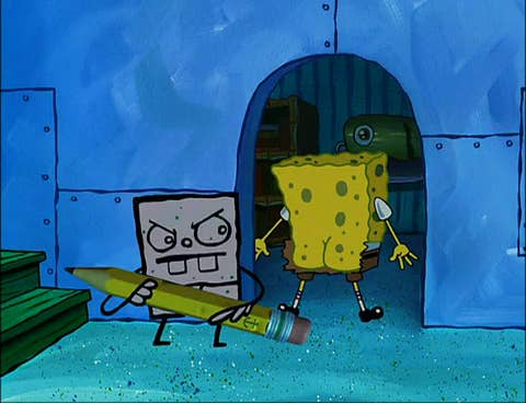 Spongebob butt discount
