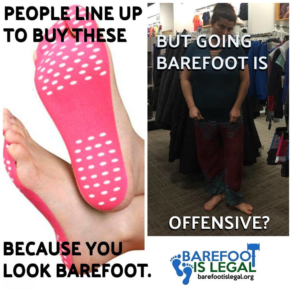 This Is Why People Are Posting Pics of Their Bare Feet on