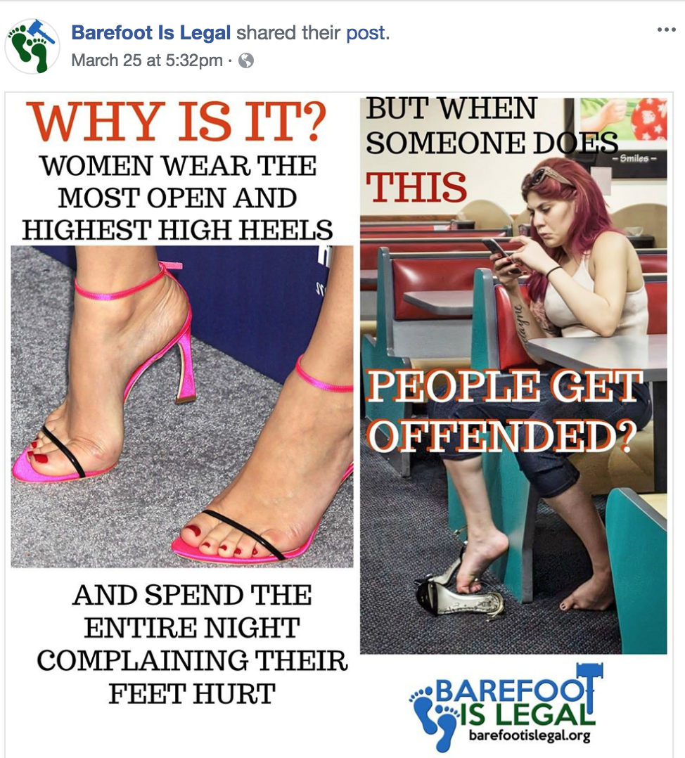 A Growing Facebook Group Advocates For People Being Barefoot In Public   Sub Buzz 4131 1522268490 2 