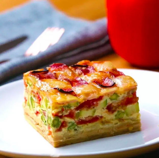 Ham And Cheese Lattice Quiche — a treasure you can pizza roll into your life and/or heart that's sure to become a brunch staple.