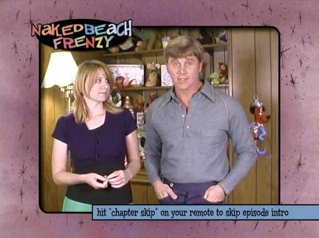 Rice and Kricfalusi on the DVD intro to the Ren and Stimpy Adult Party Cartoon "Naked Beach Frenzy."