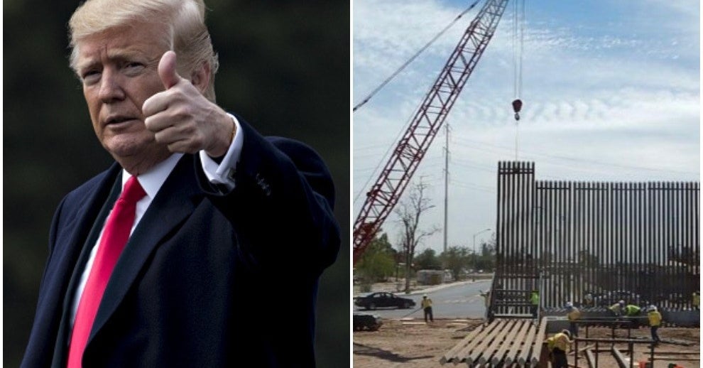 Trump Repeated A False Claim That The Border Wall Has Started Construction