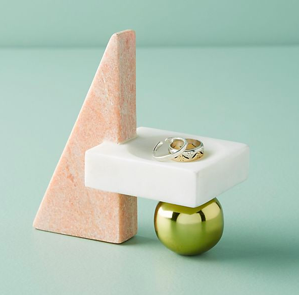 Promising review: "This is bigger IRL than it looks in the photo. It's got a good weight to it and it's a really cute piece for my chest of drawers. I keep other jewelry there and it's a nice little decorative piece to keep go-to jewelry. It also really is just nice to display." —SeraiahGet it from Anthropologie for $28.