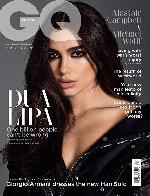 Dua is on the cover of the latest edition of British GQ, and I think you can agree she is totally slaying the whole damn thing.