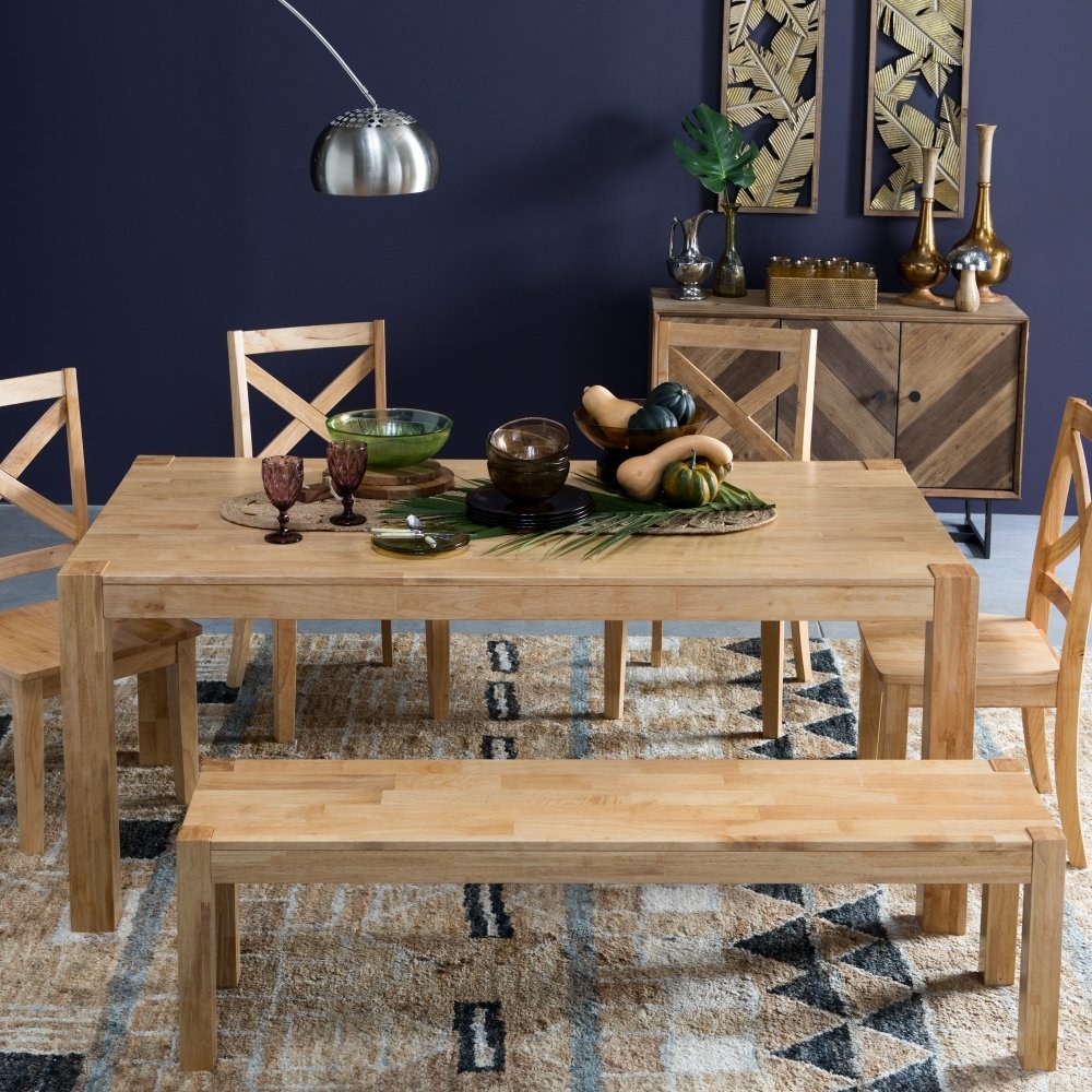 *adds "farmhouse-style table with BENCH" to dream home Pinterest board* Price: $499.99