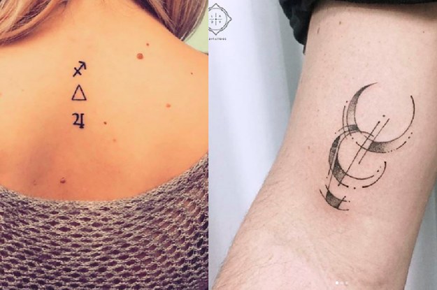 Creative Astrology Tattoo Ideas for Every Zodiac Sign  See Photos  Allure