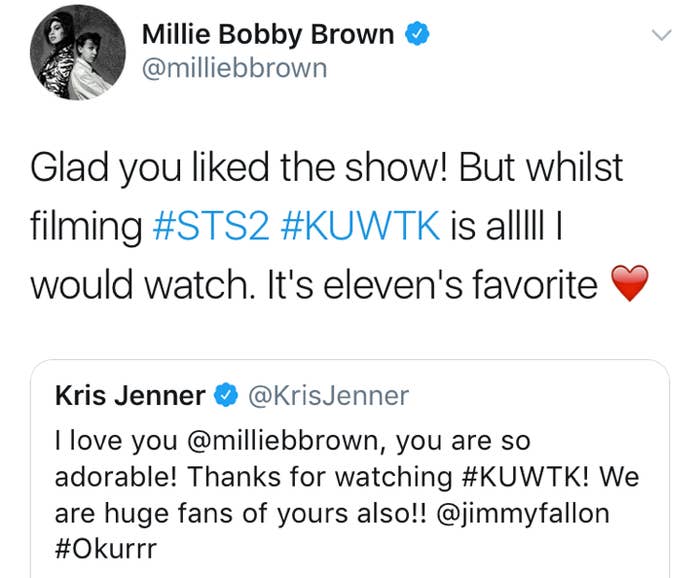 Kim Kardashian and Millie Bobby Brown Finally Met, and It Was