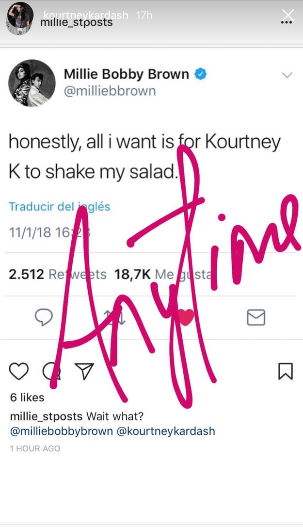 And if so, will Kourtney teach MBB her superior salad-shaking skills?