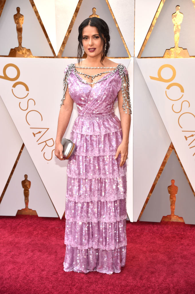 Salma hayek oscar clearance dress