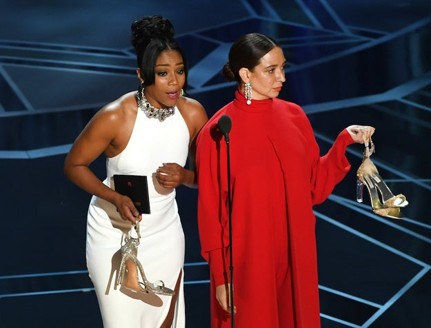 And from the moment they came out, Haddish and Rudolph stole the show.