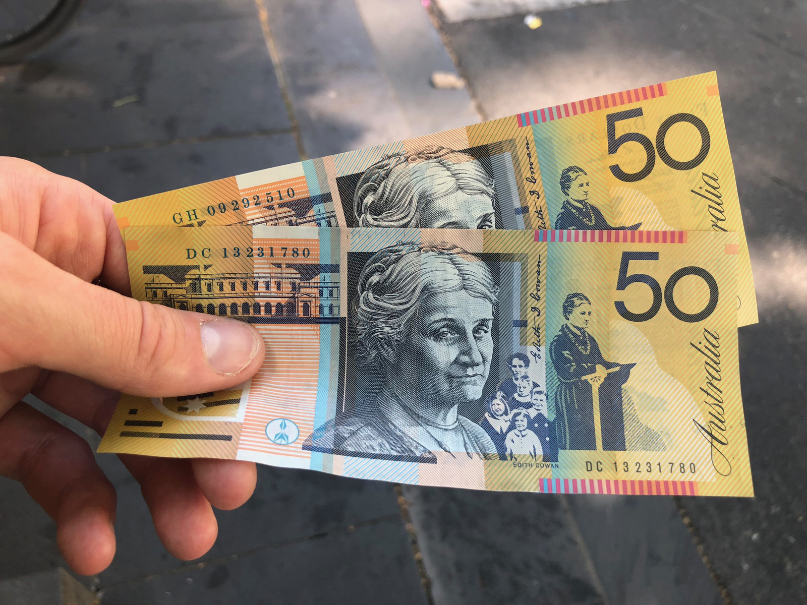 Photo of Australian money